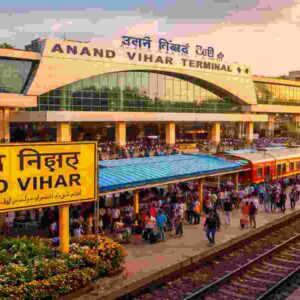 Anand Vihar Railway Station (AI Created)