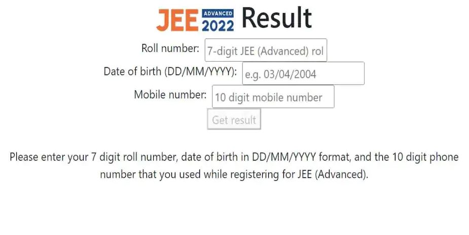 JEE Advanced Result 2022: जेईई एडवांस का रिजल्ट जारी, मोबाइल पर ऐसे देखें अपना परिणाम