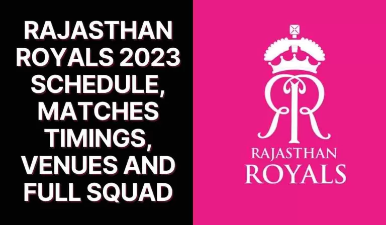 IPL 2023: Rajasthan Royals Schedule, matches timings, venues and full squad 2 Rajasthan Royals 2023 Schedule, matches timings, venues and full squad (Image Source: Rajasthan Royals GAcebook Page)