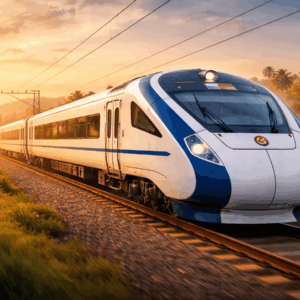 Vande Bharat Express train running in India