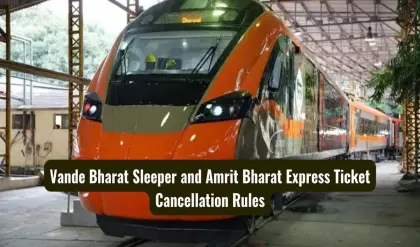 Vande Bharat Sleeper and Amrit Bharat Express icket Cancellation