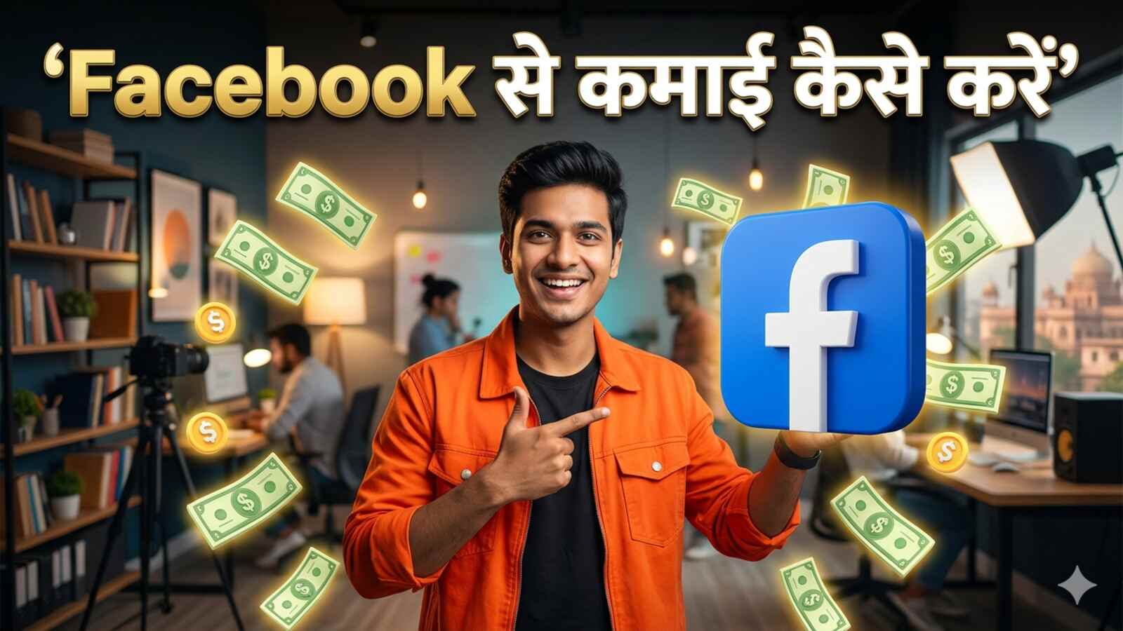 Facebook दे रहा हर महीने लाखों कमाने का मौका, जानें आसान तरीका 2026 (AI Image)