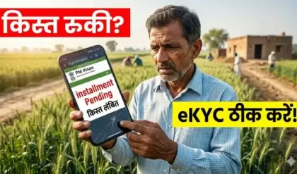 PM-KISAN की किस्त अटकी? eKYC तुरंत ठीक करें, जानें पूरा तरीका (AI Image Created)