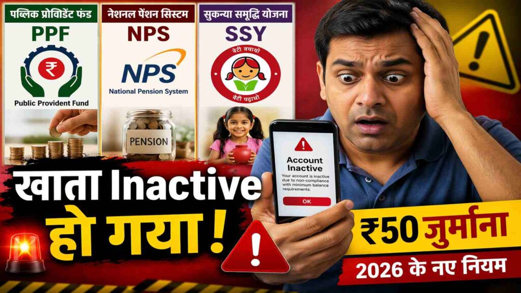 PPF, NPS और SSY में पैसा जमा नहीं किया तो क्या होगा जानिए नया नियम 2026 (AI Image)