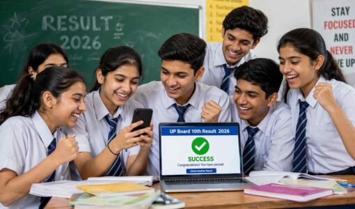 UP Board 10th Result 2026 जानें कहाँ और कैसे देखें रिजल्ट (AI Image)